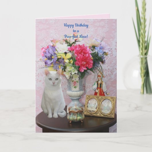  Feminine Birthday Bedankkaart (Voorkant)