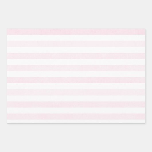 feminine bleek roze parfumestrepen & floraal inpakpapier vel (Voorkant 2)