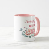 Feminine Blush moeder van de bruine Waterverf Mok (Voorkant rechts)