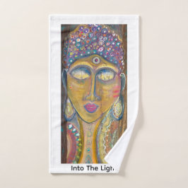 Feminine Buddha original art Handdoek