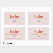 Feminine Cheeky Branding Sticker Logo (Vel)