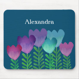 Feminine Colorful Floral - Aangepast Muismat