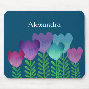 Feminine Colorful Floral - Aangepast Muismat