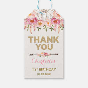 Feminine Drocatcher/Roze Gold Floral Wilde One Cadeaulabel