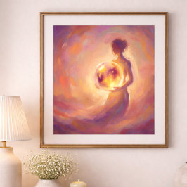 Feminine Energy Spiritual & Symbolic Poster