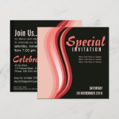 Feminine Flame Special + Alle Occasie Uitnodiging (Voorkant / Achterkant)