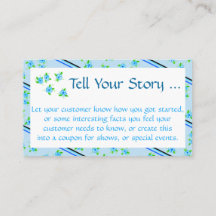 Feminine Floral Blue