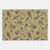 Feminine Floral en Stripes Inpakpapier Vel (Voorkant)