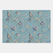 Feminine Floral en Stripes Papieren vellen met onm (Voorkant)