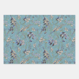 Feminine Floral en Stripes Papieren vellen met onm