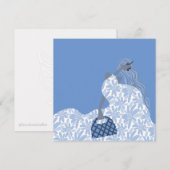 Feminine Floral Garden Party Mode Kaart (Voorkant / Achterkant)