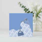 Feminine Floral Garden Party Mode Kaart (Staand voorkant)