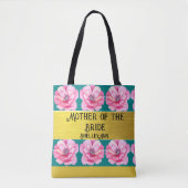  Feminine Floral Moeder van de Bride Groom Tote Bag (Voorkant)