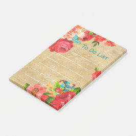 Feminine Floral om een aanbieding te doen Het merk Post-it® Notes