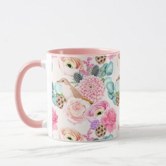 Feminine Floral Pattern Mok (Links)