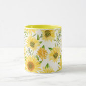 Feminine Floral Pattern Mok (Midden)