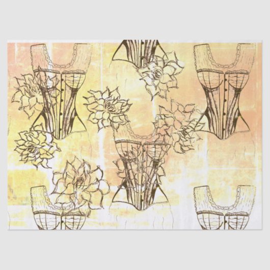 Feminine Floral Tissuepapier (Voorkant)