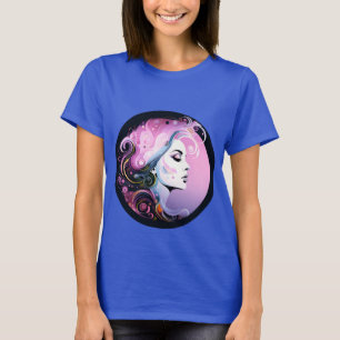 "Feminine Flourish" Vrouwen Schoonheid T-shirt
