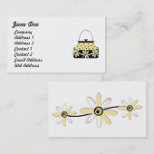 Feminine gele Visitekaartjes (Voorkant / Achterkant)