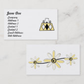 Feminine gele Visitekaartjes (Voorkant / Achterkant)