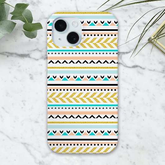 Feminine Geometric Aztec Geïnspireerd patroon Case-Mate iPhone Case