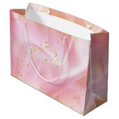 Feminine Gold en roze glitter Groot Cadeauzakje (Achterkant Gekanteld)
