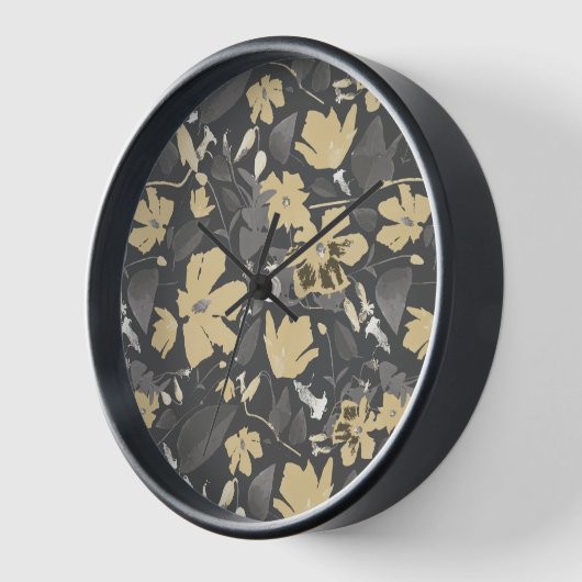  Feminine Gold Grey Floral Pattern (Hoek)