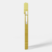 Feminine Gold Paint met Initiaal Monogram Case-Mate iPhone Case (Achterkant / Links)