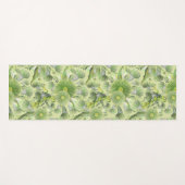 Feminine Green Wattle en Eucalyptus Blooms Yogamat (Voorkant (horizontaal))