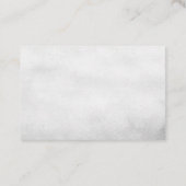 Feminine Grisaille Floral counseling Ministry Visitekaartje (Achterkant)