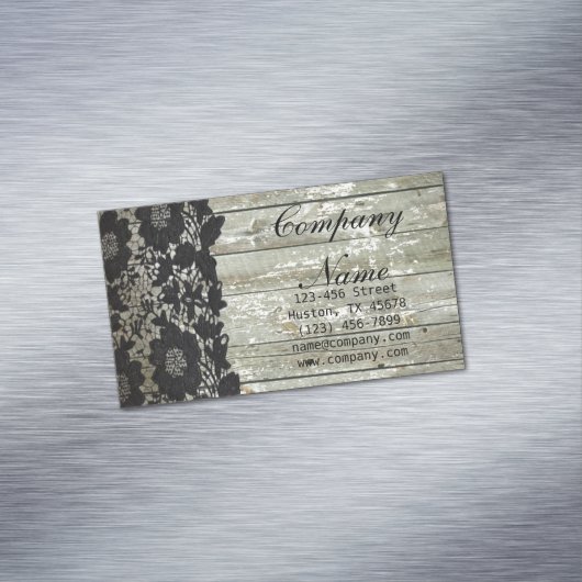 Feminine-land-kanaalschors Magnetisch Visitekaartje (Voorbeeld)