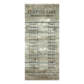 Feminine-land-kanaalschors Reclamekaart (Achterkant)