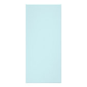 Feminine Logo | Blauw | Prijslijst van Hair Salon Reclamekaart (Achterkant)