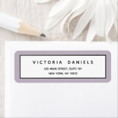 Feminine Logo | Lavender | Minimale professionele Etiket (Insitu)