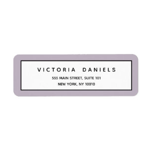 Feminine Logo   Lavender   Minimale professionele  Etiket