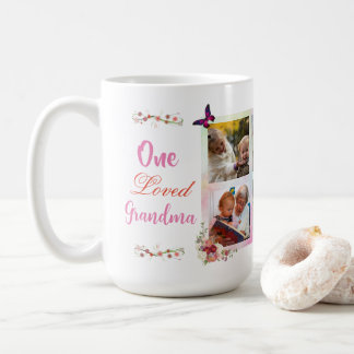 Feminine Love Grandma Photo Collage Persoonlijk Koffiemok