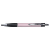 Feminine Minimalist Modern Roze Script Custom Name Pen (Achterkant)