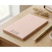 Feminine Minimalist Notepad | Rose Beige Post-it® Notes