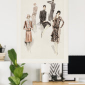 Feminine Mode Poster (Thuiskantoor)