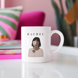 Feminine Mok Moderne Minimale Mok