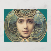 Feminine  Nouveau Beauty Briefkaart (Voorkant)