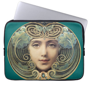Feminine Nouveau  Beauty Laptop Sleeve