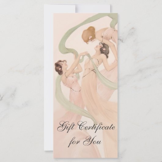 Feminine  Nouveau Mayflies Cadeaubon (Achterkant)