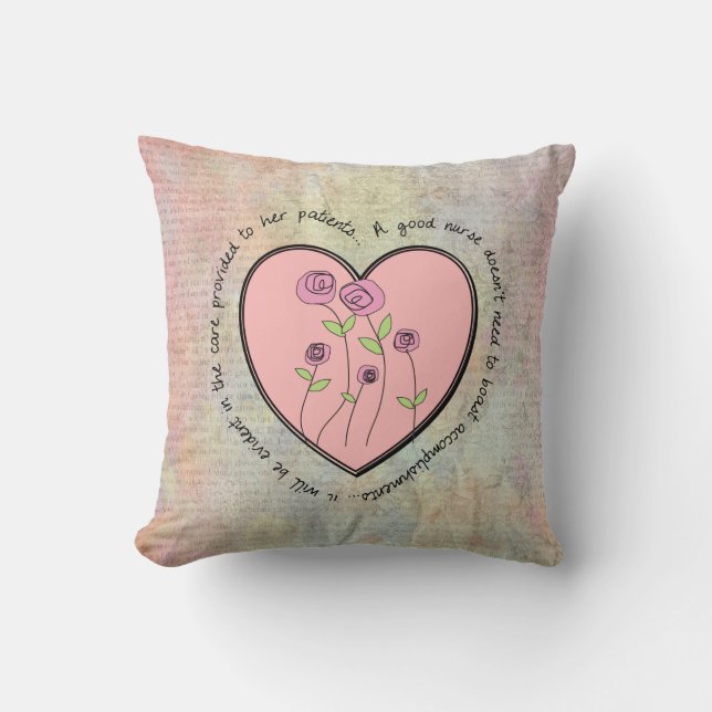 Feminine Nurse Pillow Kussen (Voorkant)
