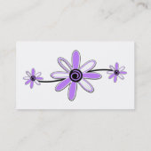 Feminine Paarse Visitekaartjes (Achterkant)