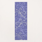 Feminine Paarse wervelkolom, speciaal gepersonalis Yogamat (Voorkant)