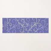 Feminine Paarse wervelkolom, speciaal gepersonalis Yogamat (Voorkant (horizontaal))