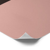 Feminine Pink Digital Art Beach Seascape Poster (Hoek)