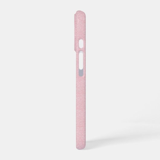 Feminine Pink Pattern Phone Case iPhone 16 Hoesje (Linkerkant)