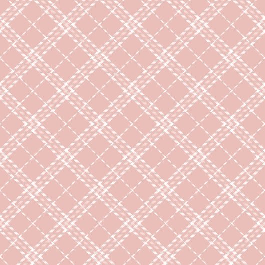 Feminine Plaid Towel Elegant Rose Gold Accent Bad Handdoek